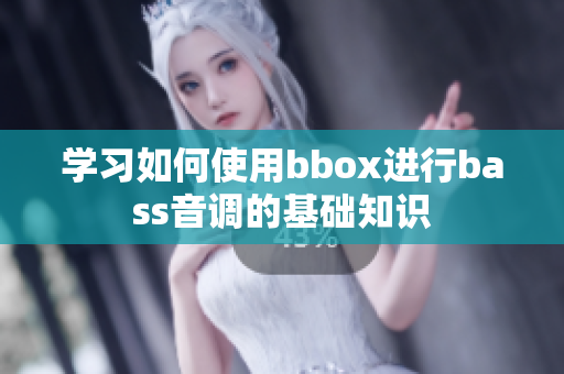 学习如何使用bbox进行bass音调的基础知识