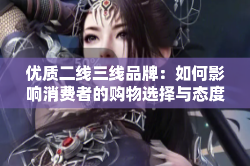优质二线三线品牌：如何影响消费者的购物选择与态度？