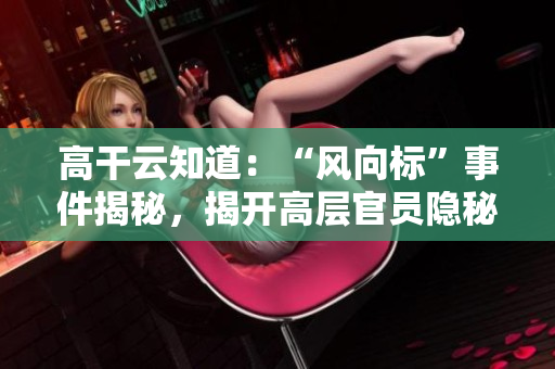 高干云知道：“风向标”事件揭秘，揭开高层官员隐秘面纱